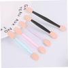 FOMIYES 100 Pcs Dual Sided Eyeshadow Brushes for Makeup Application Disposable Sponge Eye Shadow Applicators for Beginners Professionals for Parties Weddings Everyday Use view 3