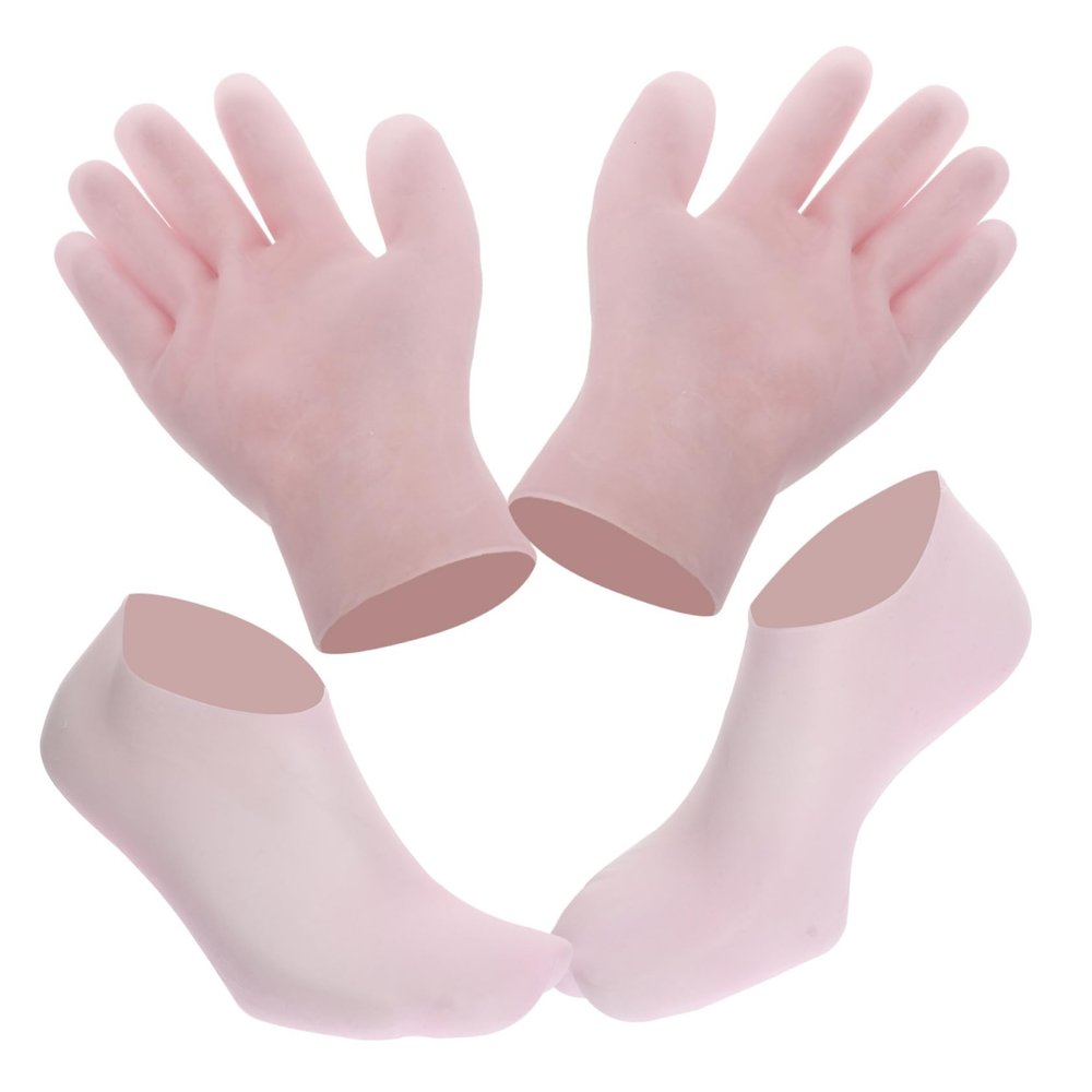 ERINGOGO 1 Set Moisturizing Gloves and Socks Elastic Design for Comfort Protects Skin from Harmful Rays for Dry Stylish Beach Essential for Women