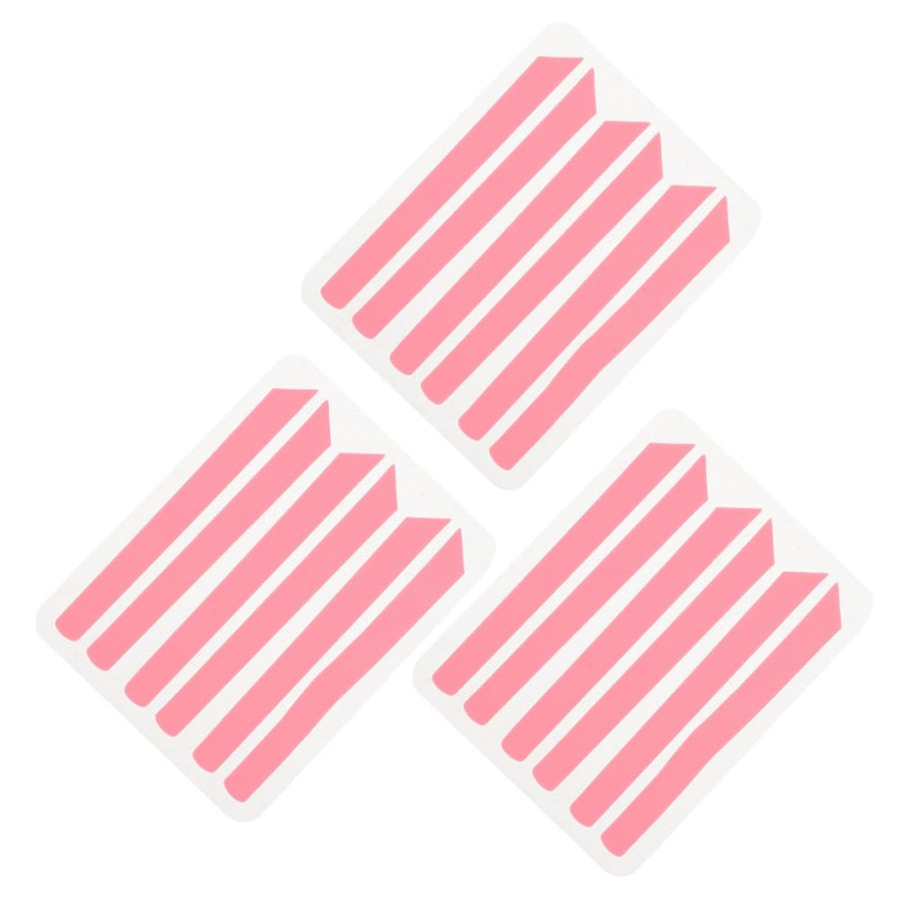 3 Sheets Silicone Eyelash Lift Pads Soft Perming Eye Shields for DIY Eyelash Makeup Safe Comfortable Design for Lash Extensions and Curling Lightweight Portable