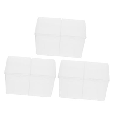 ABOOFAN 3Pcs Nail Cotton Pad Dispenser Case Holder Box Makeup Storage Organizer for Cotton Pads Swabs Sponges Quality Convenient Access for Beauty