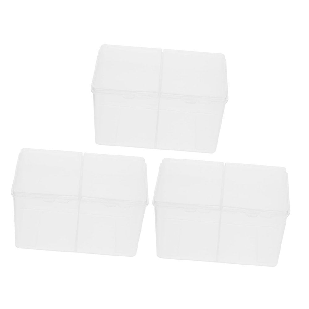 ABOOFAN 3Pcs Nail Cotton Pad Dispenser Case Holder Box Makeup Storage Organizer for Cotton Pads Swabs Sponges Quality Convenient Access for Beauty