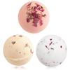3 Pack Bath Bombs for Women Spa Gift Set with Rose Milk Lemon Essential Oils Sea Salt Moisturizing Relaxing Birthday Gift for Her Bubble Bath Skincare Relaxation Aromatherapy Gifts view 1
