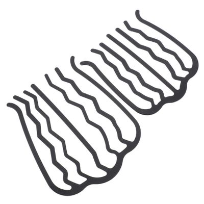 2pcs U Shaped Metal Hair Forks Chic Hair Side Combs for Women Elegant Accessories for Various Occasions for Styling Updos and Buns