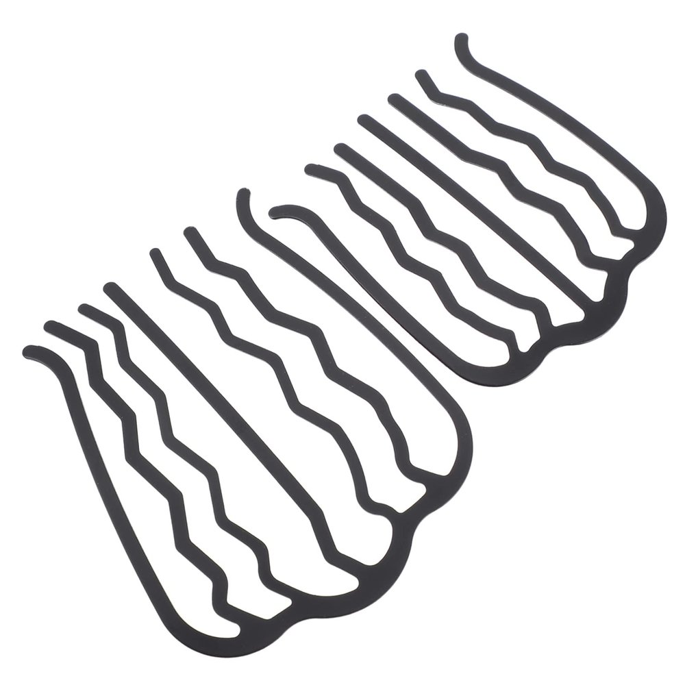 2pcs U Shaped Metal Hair Forks Chic Hair Side Combs for Women Elegant Accessories for Various Occasions for Styling Updos and Buns