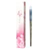 1pc Hand Crafted Makeup Brushes Soft Saibikoho Goat Hair Face Powder Blush Contour Eye Shadow Blending Brush Green Sandalwood Handle Professional Make Up Brushes (XR05) view 1
