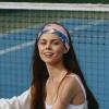 Guantierendiy Wide Headband for Women Non Slip Soft Elastic Hair Band for Daily Fashion, Dolphins Jumping Sea view 2