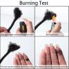 0.6cm Thickness 8 Inch 30 Strands 100% Real Human Hair Dreadlock Extensions for Man/Women Permanent Loc Extensions Bundles Can Be Dyed Bleached Curled and Twisted view 4