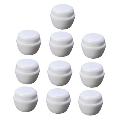10pcs Creams Jars for Cosmetics Storage Lightweight Leak Containers for Lotions Butters and Oils for Travel and Home Use
