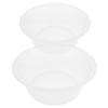 Beavorty 2Pcs Large Plastic Foot Wash Basin and Face Washing Tub Durable Foot Soaker for and Easy Maintenance Versatile Design for Soaking Feet and Face Cleaning Grey view 1