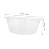 Beavorty 2Pcs Large Plastic Foot Wash Basin and Face Washing Tub Durable Foot Soaker for and Easy Maintenance Versatile Design for Soaking Feet and Face Cleaning Grey view 2