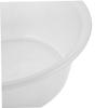 Beavorty 2Pcs Large Plastic Foot Wash Basin and Face Washing Tub Durable Foot Soaker for and Easy Maintenance Versatile Design for Soaking Feet and Face Cleaning Grey view 3