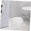 Beavorty 2Pcs Large Plastic Foot Wash Basin and Face Washing Tub Durable Foot Soaker for and Easy Maintenance Versatile Design for Soaking Feet and Face Cleaning Grey view 4
