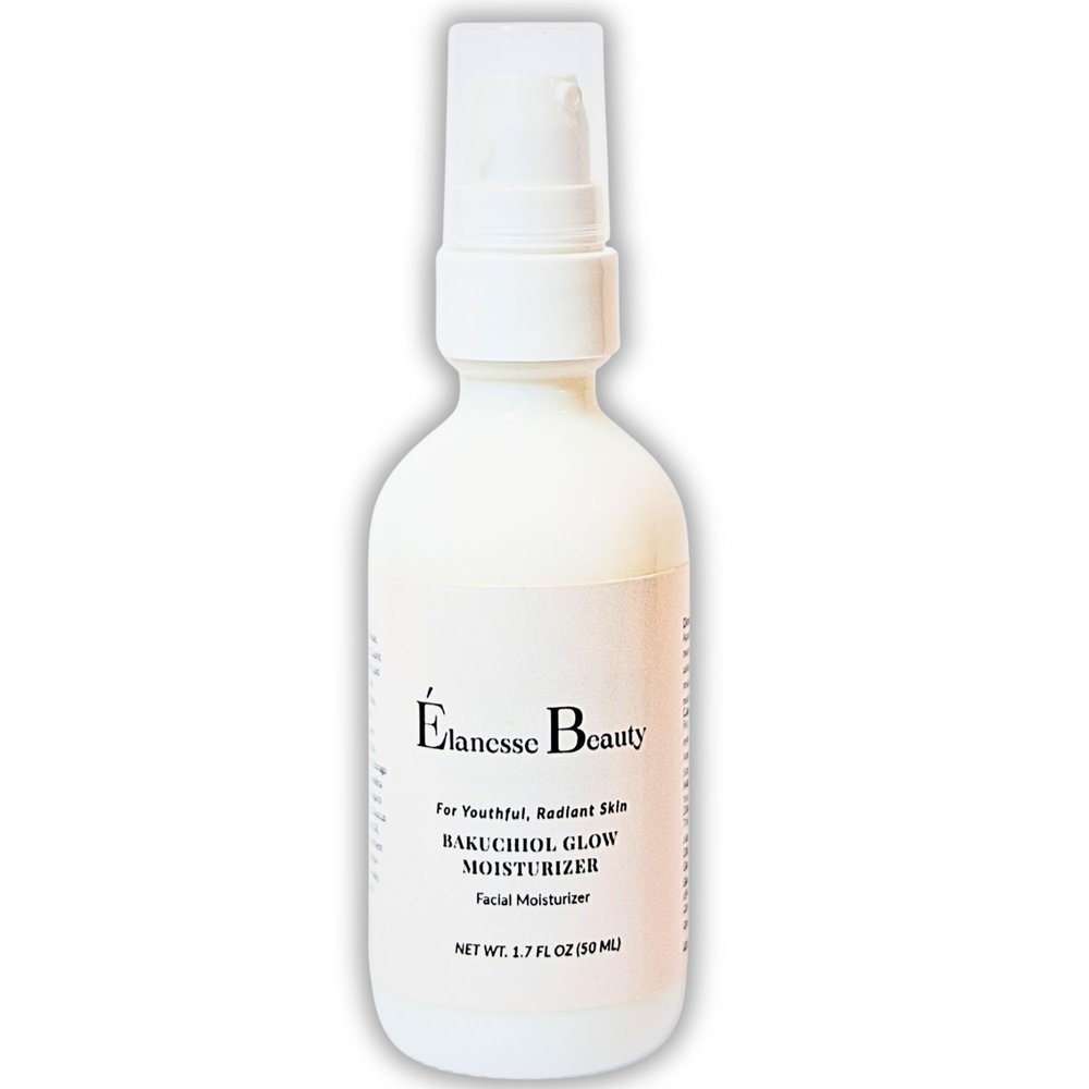 Bakuchiol Glow Moisturizer Plant-Based Retinol Alternative for Youthful, Radiant Skin | Lightweight, Hydrating Daily Facial Cream (1.7 fl oz / 50 mL)
