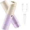 Peach Please Razor, Peach Please Dual Head Razor, Wet/Dry Womens Electric Shaver for Legs, 2-in-1 Dual-Head Shaver with Ceramic Blades, Waterproof, Rechargeable (Gradient Purple) view 1