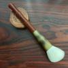 1pc Hand Crafted Makeup Brushes Soft Saibikoho Goat Blue Fox Hair Face Powder Blush Contour Eye Shadow Blending Brush Red Sandalwood Handle Professional Make Up Brushes (YA07) view 3