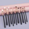 TEOYETTSF 12 pcs Brushes Eye, Lip, Eyebrow, Rose Gold Eye Makeup Brushes Multi functional Full Set Makeup Brushes(D) view 2