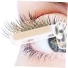 NULYLU 2Pcs Eyebrow Comb Convenient Eyebrow Shaping Tool for Home Salon Use Durable Material Portable Eyelash Comb for Travel Transparent view 4
