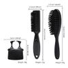 Beard & Hair Styling Kit - Professional Barber Grade Soft Bristle Brush & Duster with Portable Handle for Men's Grooming, Cleaning, Fade - Salon & Home Use view 2