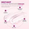 Modelones Cuticle Remover Cream Cuticle Softener Nail Repair for Damaged Nails Cuticle Remover Liquid for Nail Care Manicure Kit for Women 60ML 2.12 FL OZ view 4