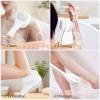 Electric Body Brush Back Scrubber for Shower, Waterproof Long Dual Handle Power Body Scrubber with 3 Heads, Rechargeable Bath Brush & 2 Speeds, for Cleansing, Exfoliating and Massaging Skin view 2