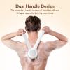 Electric Body Brush Back Scrubber for Shower, Waterproof Long Dual Handle Power Body Scrubber with 3 Heads, Rechargeable Bath Brush & 2 Speeds, for Cleansing, Exfoliating and Massaging Skin view 3
