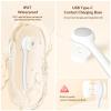 Electric Body Brush Back Scrubber for Shower, Waterproof Long Dual Handle Power Body Scrubber with 3 Heads, Rechargeable Bath Brush & 2 Speeds, for Cleansing, Exfoliating and Massaging Skin view 4