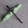 1pc Hand Crafted Makeup Brushes Soft Saikoho Goat Lynx Weasel Hair Powder Contour Eye Shadow Blending Brush Ebony Wood Handle Professional Make Up Brushes (QS09) view 4