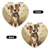 KKLWEGU Cartoon Dog Bone Compact Pocket Mirror,1x/2x Cosmetic Mirror Portable Folding Handheld Mirrors Portable Travel Makeup Mirror for Women Girls view 2