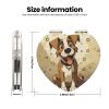 KKLWEGU Cartoon Dog Bone Compact Pocket Mirror,1x/2x Cosmetic Mirror Portable Folding Handheld Mirrors Portable Travel Makeup Mirror for Women Girls view 3