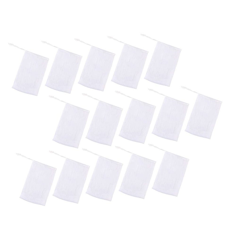 50Pcs Double Foaming Soap Net for Shower Durable Mesh Exfoliating Soap Pouch with Drawstring for Cleansing Quick Drying High Absorption