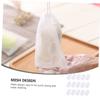 50Pcs Double Foaming Soap Net for Shower Durable Mesh Exfoliating Soap Pouch with Drawstring for Cleansing Quick Drying High Absorption view 4