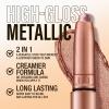 Cream Eye Shadow Brightener Stick Makeup Set, Champagne Pearl Taupe Bronze Cocoa Stone Putty Smoky Amethyst Shimmer Matte Eyeshadow Eyeliner Pencil Applicator Stick Palette Makeup(Cool lavender) view 2
