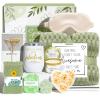 Birthday Gifts for Women, Self Care Gift Get Well Soon Gifts Basket for Women, Flower Relaxing Spa Gift Basket Bath Set,Unique Luxury Self Care Box Gift for Mom Her Wife Sister Girlfriend, Girl Friend view 1