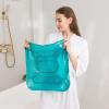 Bathtub Cushion - PVC Inflatable Body Bath Pillow Ergonomic Bathing Massage Pad with Suction Cups, Deep Soaking Bathtub Body Mat for Women Adults view 4