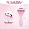 Facial Ice Roller for Skin Care - Aluminum Face Roller to De-Puff, Soothe & Tighten Pores - Cold Therapy Massage Tool for Radiant Glow view 2