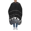 Aprons Professional Hair Cutting Cape with Adjustable Snap Closure, Classic Movie Clapboard Black Barber Cape for Men Women Waterproof Hairdressing Salon Cape, Coloring Makeup Styling Home Use view 1