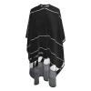 Aprons Professional Hair Cutting Cape with Adjustable Snap Closure, Classic Movie Clapboard Black Barber Cape for Men Women Waterproof Hairdressing Salon Cape, Coloring Makeup Styling Home Use view 4