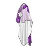 Aprons Professional Hair Cutting Cape with Adjustable Snap Closure, Purple Butterflies Barber Cape for Men Women Waterproof Hairdressing Salon Cape, Coloring Makeup Styling Home Use view 3
