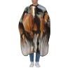 Aprons Professional Hair Cutting Cape with Adjustable Snap Closure, Horses Barber Cape for Men Women Waterproof Hairdressing Salon Cape, Coloring Makeup Styling Home Use view 1
