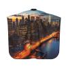 Aprons Professional Hair Cutting Cape with Adjustable Snap Closure, New York City Scenery Barber Cape for Men Women Waterproof Hairdressing Salon Cape, Coloring Makeup Styling Home Use view 2