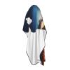 Aprons Professional Hair Cutting Cape with Adjustable Snap Closure, New York City Scenery Barber Cape for Men Women Waterproof Hairdressing Salon Cape, Coloring Makeup Styling Home Use view 3