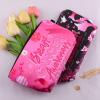WANDIC Breast Cancer Awareness Makeup Bag, 2Pcs Pink and Black October Cancer Gifts for Women Survivor Pink Ribbon Zipper Bag Cosmetic Travel Bag view 3