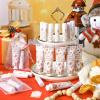 Dansib 24 Sets Christmas Gingerbread Baby Shower Hand Cream and Lip Balm Gift Christmas Baby Shower Party Favors Travel Size Hand Lotion and Lip Balm Bulk Wedding Bridal Party Supplies for Guest view 2