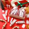 Dansib 24 Sets Christmas Gingerbread Baby Shower Hand Cream and Lip Balm Gift Christmas Baby Shower Party Favors Travel Size Hand Lotion and Lip Balm Bulk Wedding Bridal Party Supplies for Guest view 4