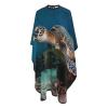 Aprons Professional Hair Cutting Cape with Adjustable Snap Closure, Sea Turtle Barber Cape for Men Women Waterproof Hairdressing Salon Cape, Coloring Makeup Styling Home Use view 4