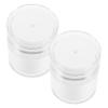 2Pcs Airless Pump Bottles Vacuum Press Lotion Jars for Moisturizers Creams and Cosmetics Made Material Compact Lightweight Refillable and Reusable view 1