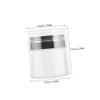 2Pcs Airless Pump Bottles Vacuum Press Lotion Jars for Moisturizers Creams and Cosmetics Made Material Compact Lightweight Refillable and Reusable view 2