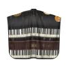 Aprons Professional Hair Cutting Cape with Adjustable Snap Closure, Guitar Piano Pattern Barber Cape for Men Women Waterproof Hairdressing Salon Cape, Coloring Makeup Styling Home Use view 2