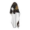 Aprons Professional Hair Cutting Cape with Adjustable Snap Closure, Guitar Piano Pattern Barber Cape for Men Women Waterproof Hairdressing Salon Cape, Coloring Makeup Styling Home Use view 3