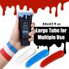 BOBISUKA White + Red + Blue Face Body Paint Kit, Water Based Face Painting for 4th of July Patriotic USA Flag Sports Fan Halloween Clown Zombie Joker Makeup for Women Adults, Non-Toxic Washable view 2